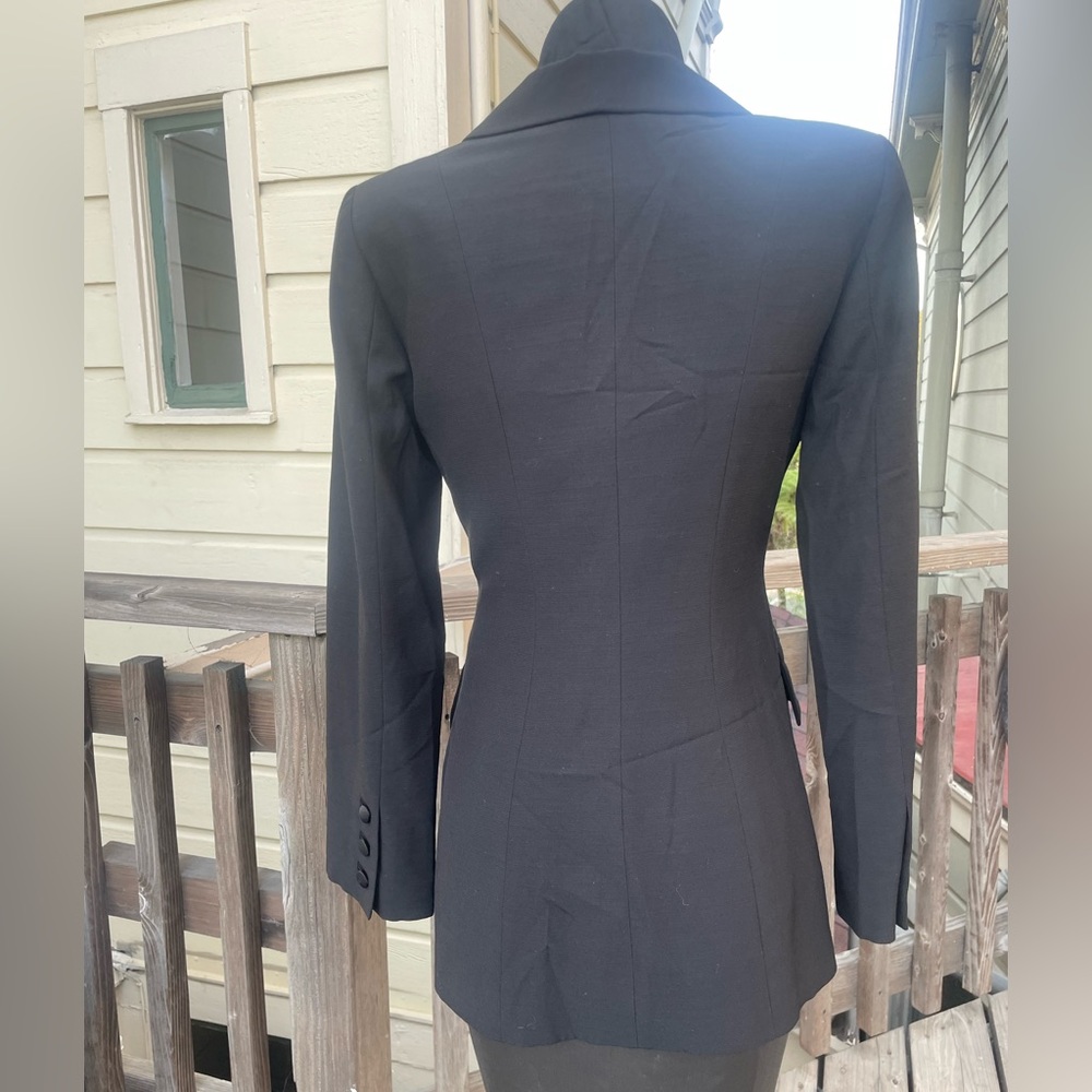 Plein Sud for Bergdorf Goodman black fitted blazer - Picture 3 of 7
